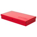 Metal Tool Box 9.6" x 5" x 1.4" 24 Gauge Red A896