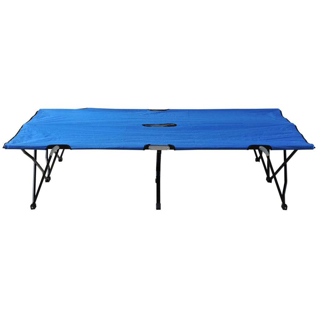2 Person Folding Camping Cot with Carry Bag P8667