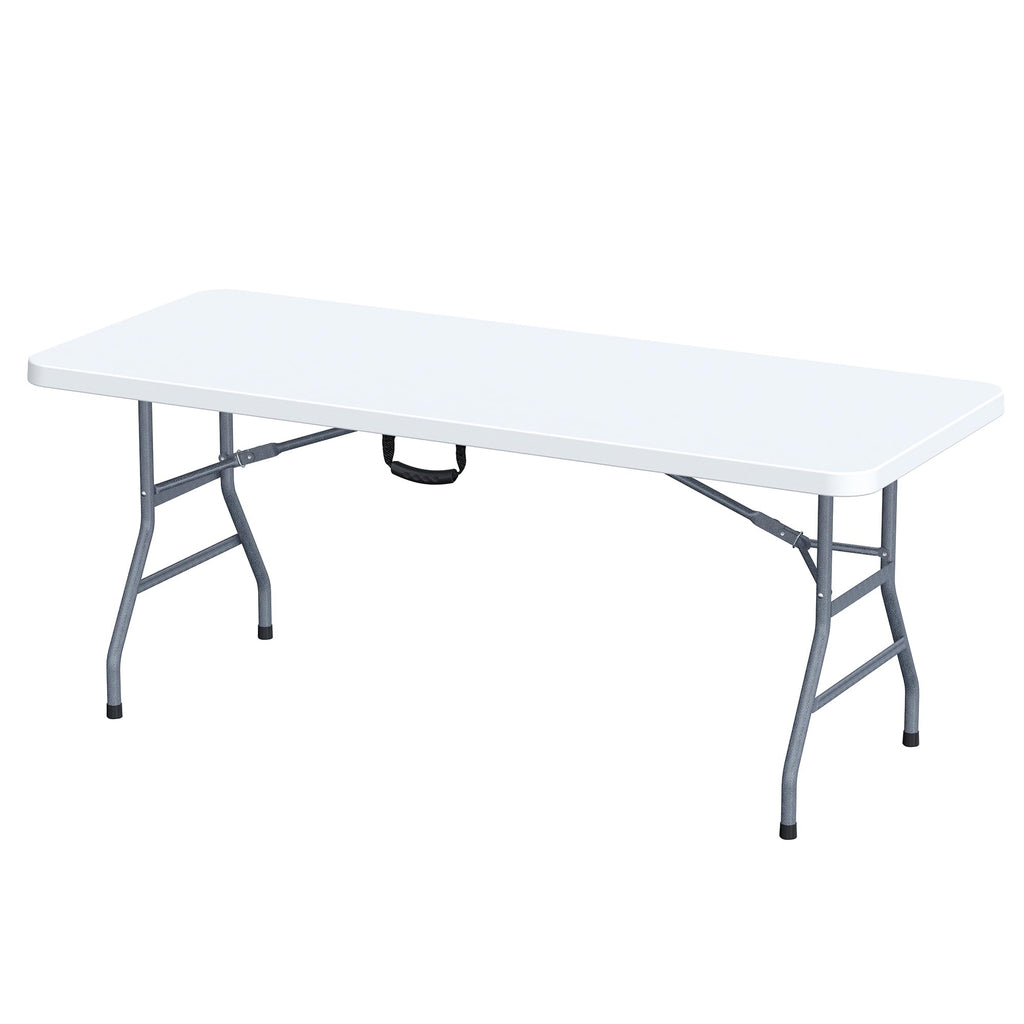 White 6 Foot Folding Multipurpose Table V9500