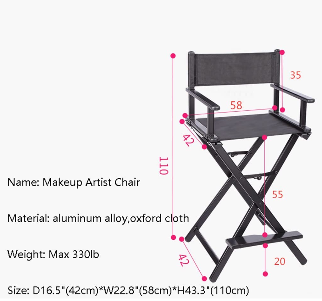 Portable Aluminum Folding Director's Chair J102394