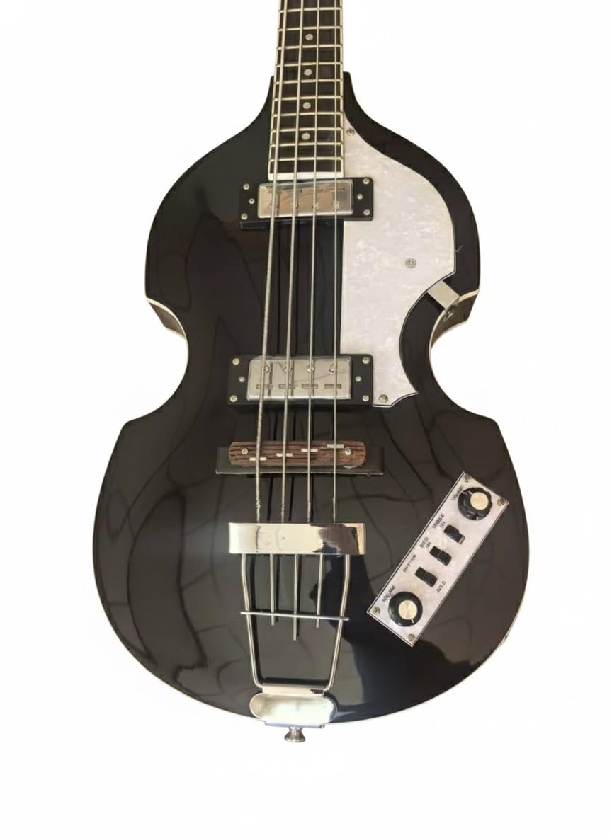 Electric Bass Guitar 4 String 41 Inch Short Scale Hollow Basswood Body G935
