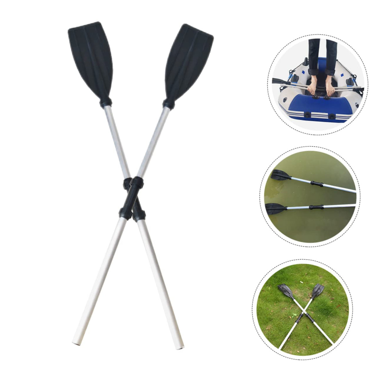 Aluminum Alloy Kayak Paddles 2pcs Y460