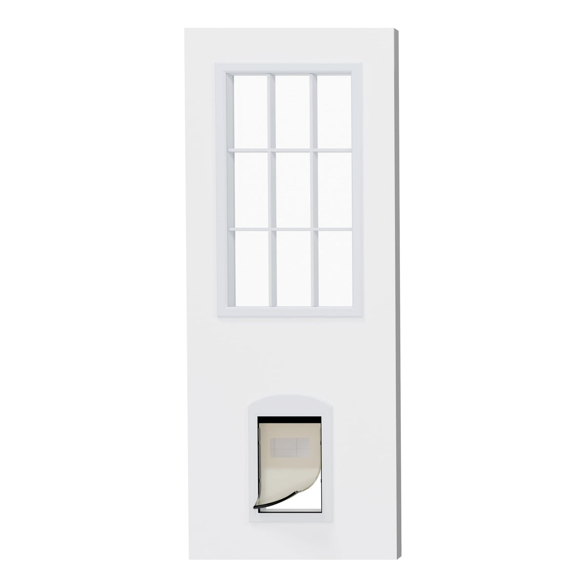 36"x 80" 9-Lite Clear Glass Exterior Door E556
