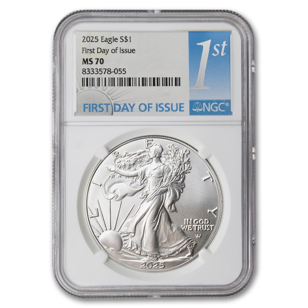 1 oz American Silver Eagle Coin MS-70 S2862