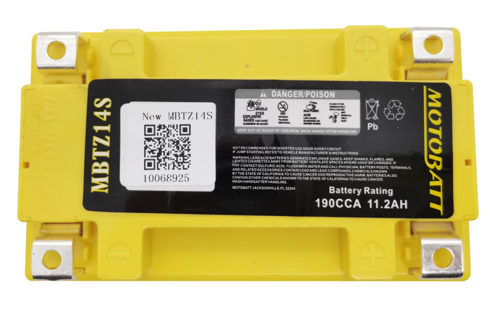 Sealed AGM Motorcycle Battery V81078