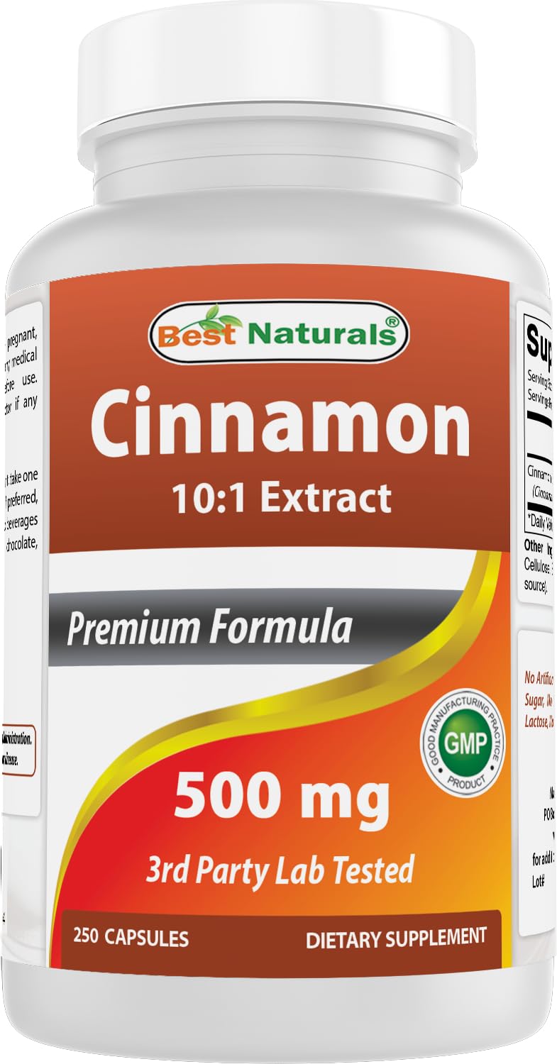 Cinnamon 500 mg 250 Capsules X5926