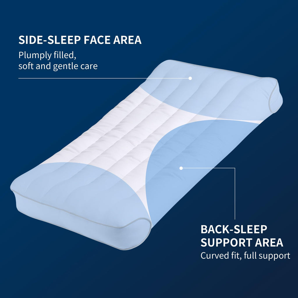 King Size Set of 2 Ultra Thin Pillow U118931