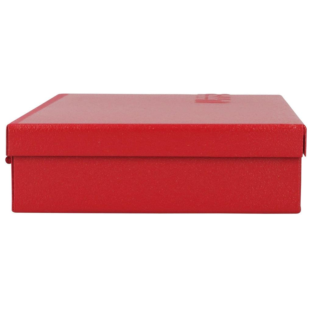 Metal Tool Box 9.6" x 5" x 1.4" 24 Gauge Red A896
