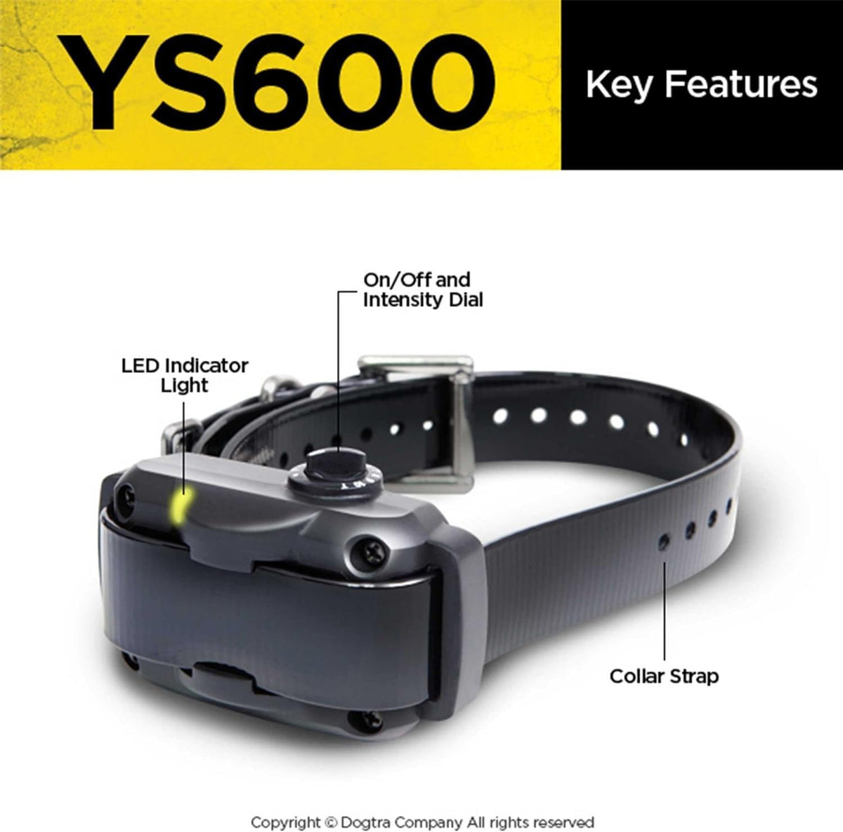 Rechargeable Waterproof No Bark Collar for Large Dogs 35 lbs and Up J670