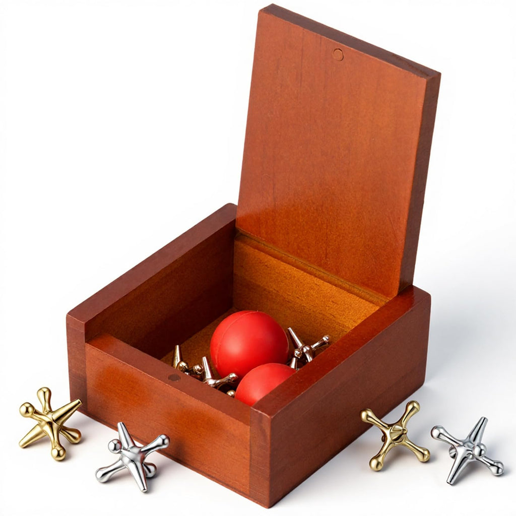 Metal Jacks Game with Balls W817209