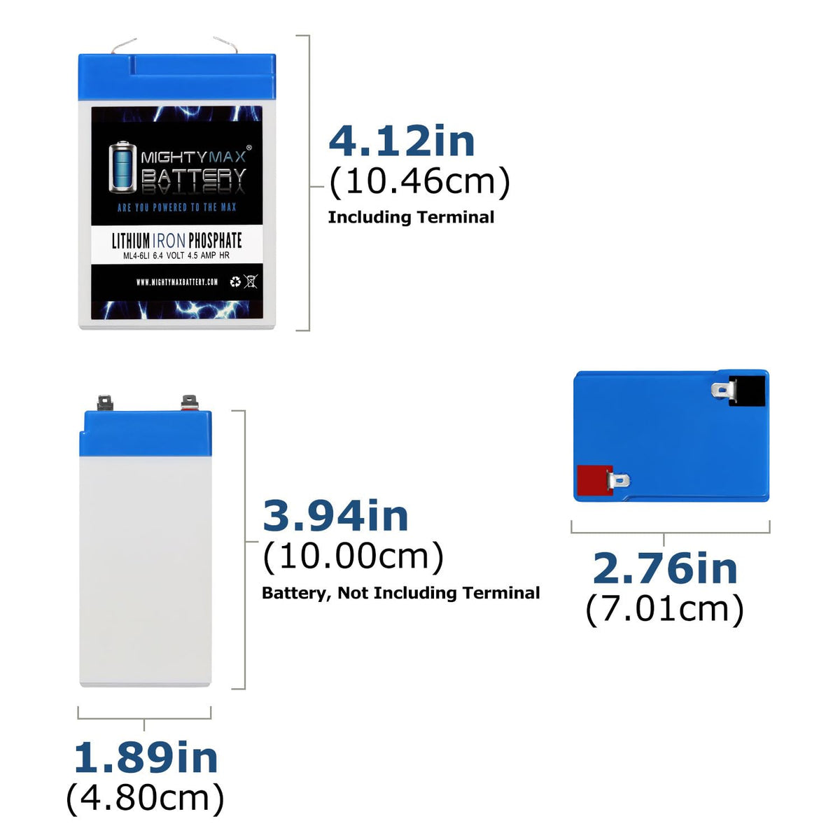 6V 4.5AH Lithium Replacement Battery W4729