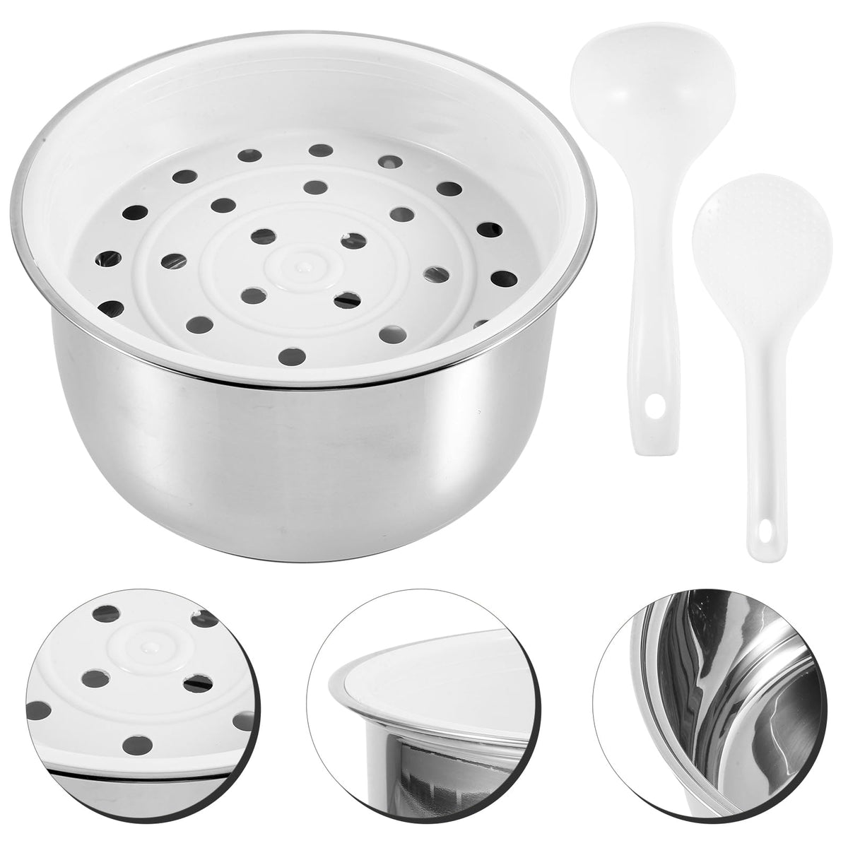 3L Stainless Steel Non-Stick Rice Cooker Inner Pot M25201