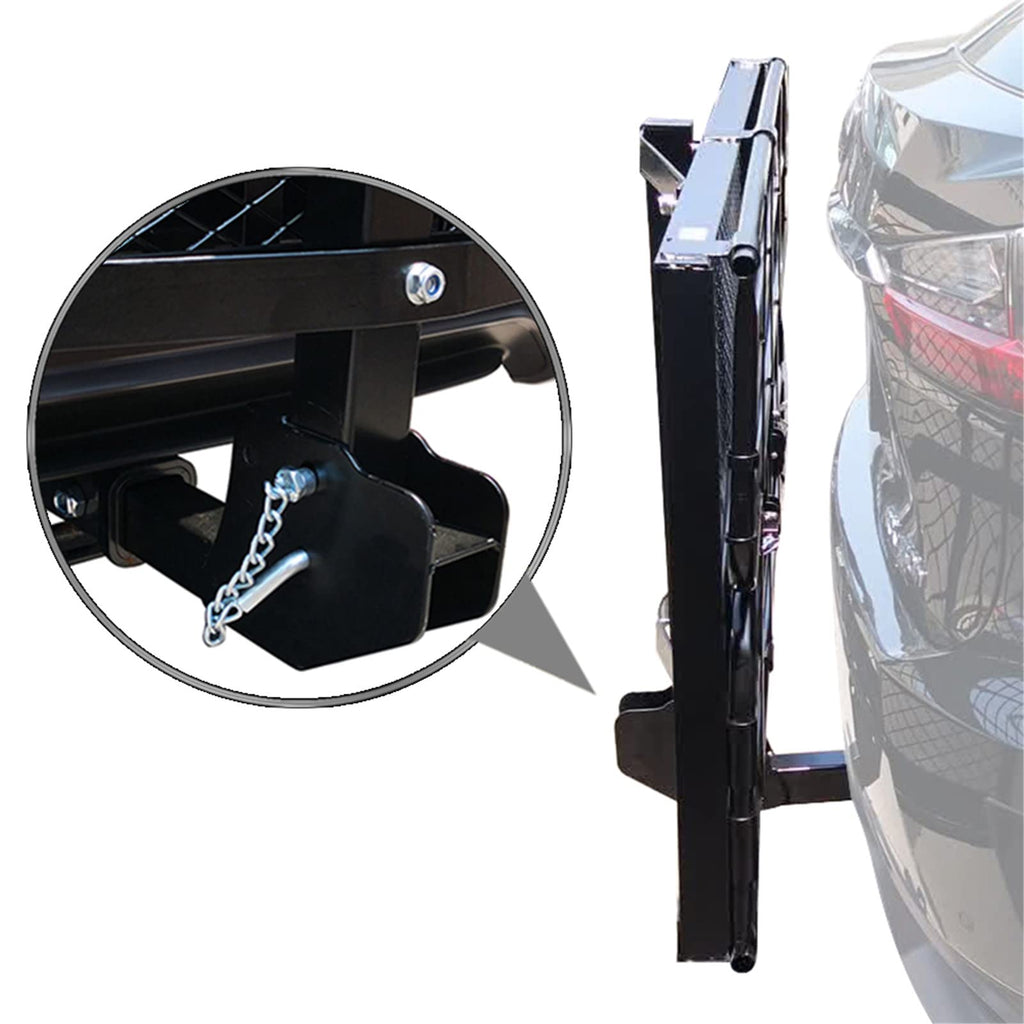 Heavy Duty Folding Hitch Mount Cargo Carrier 60" x 24" x 14.4" I908