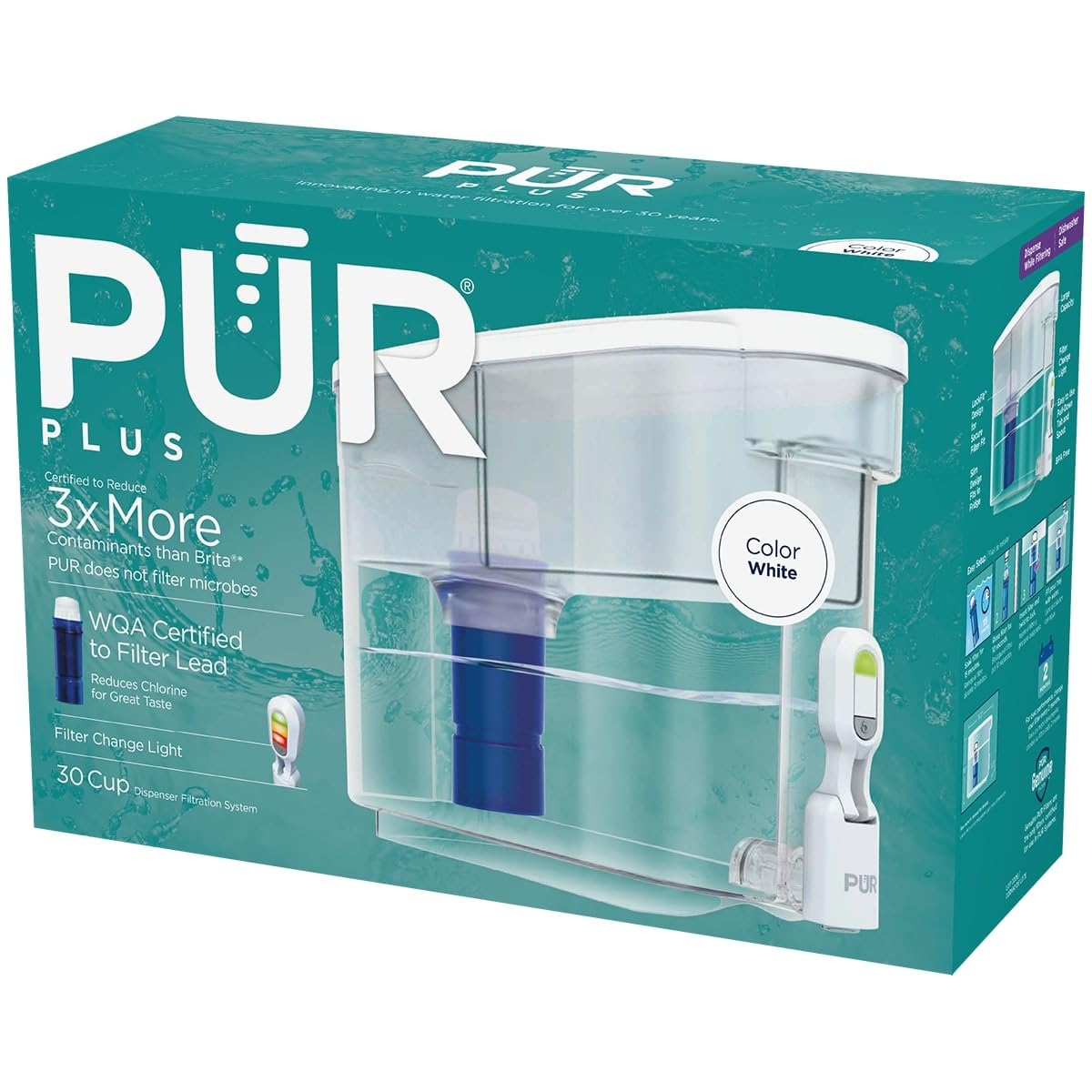 White Water Filter Dispenser with Filter X235514