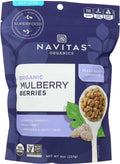 Organic Sun-Dried White Mulberries 8 oz Q6441
