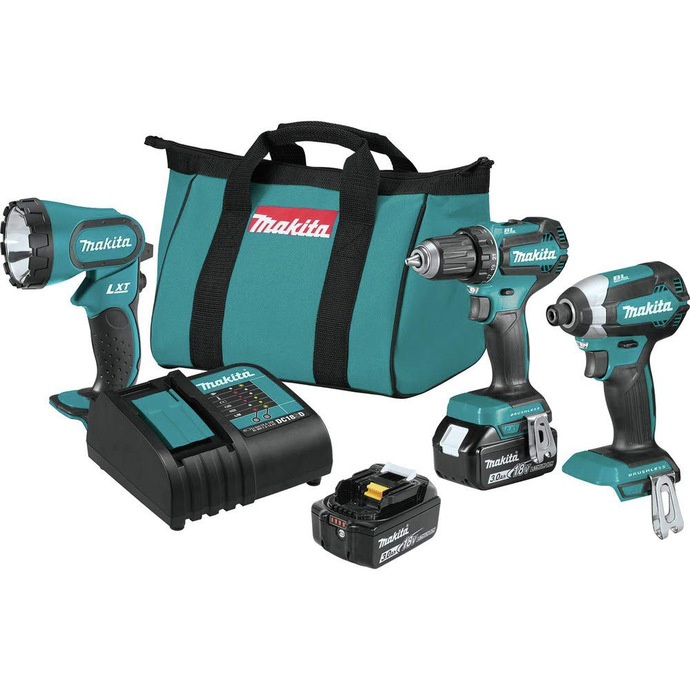18V LXT Lithium-Ion Brushless Cordless 3-Pc. Combo Kit (3.0Ah) S709