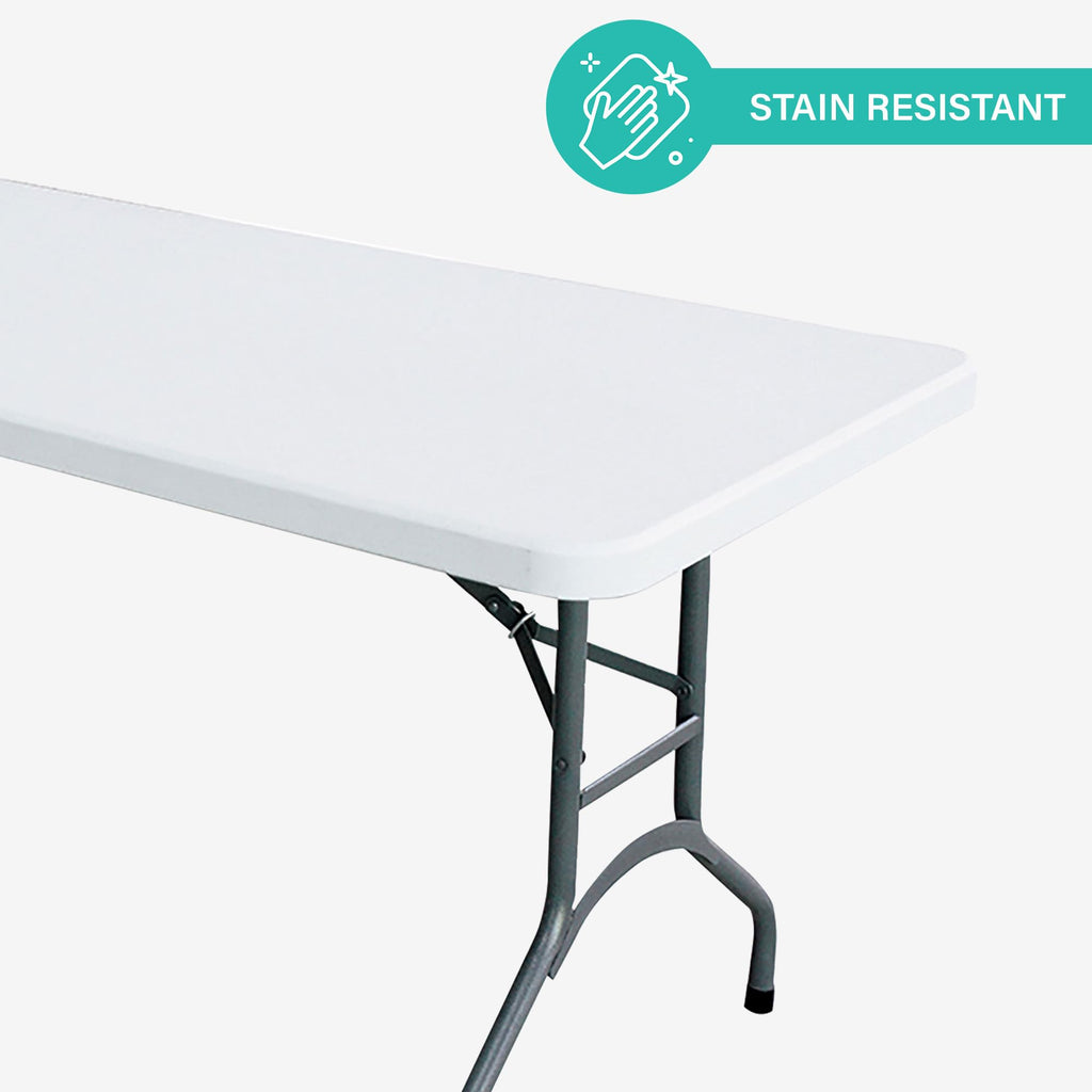 White 6 Foot Folding Multipurpose Table V9500