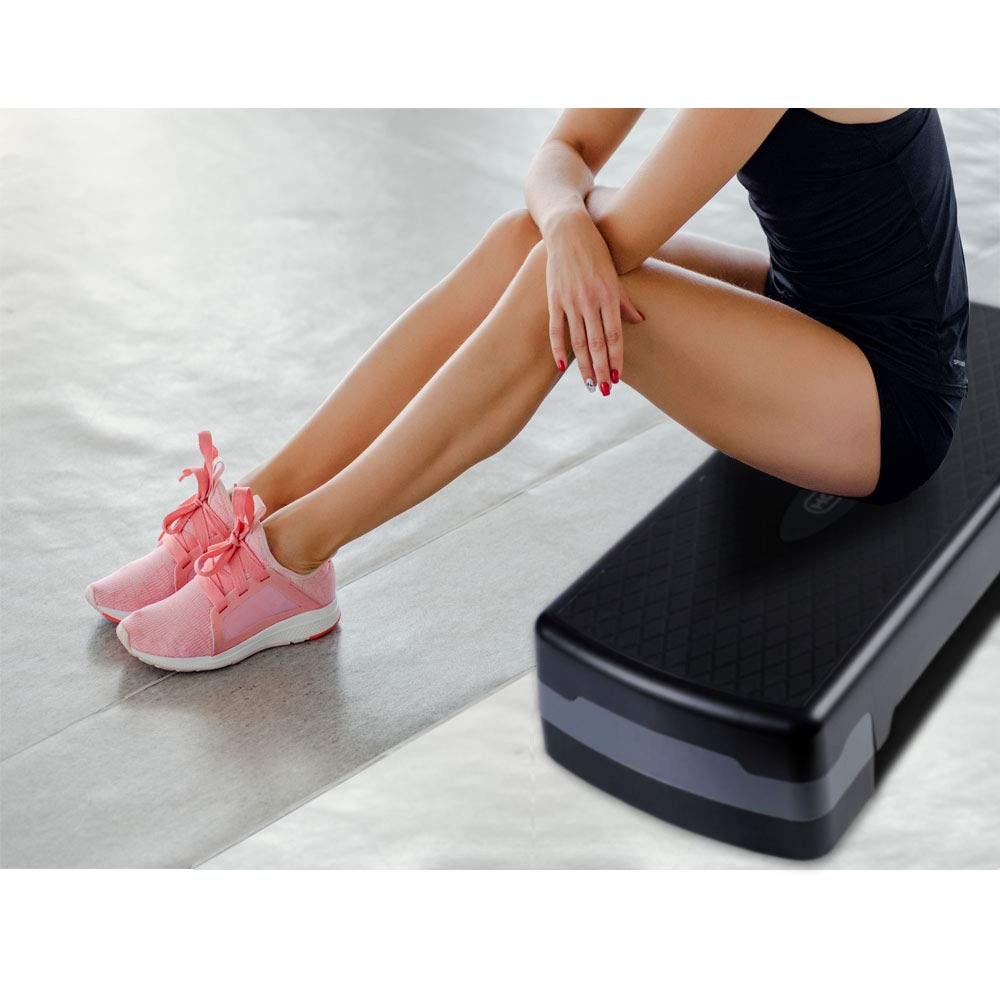 Compact Portable Aerobic Step Platform with Adjustable Height E529