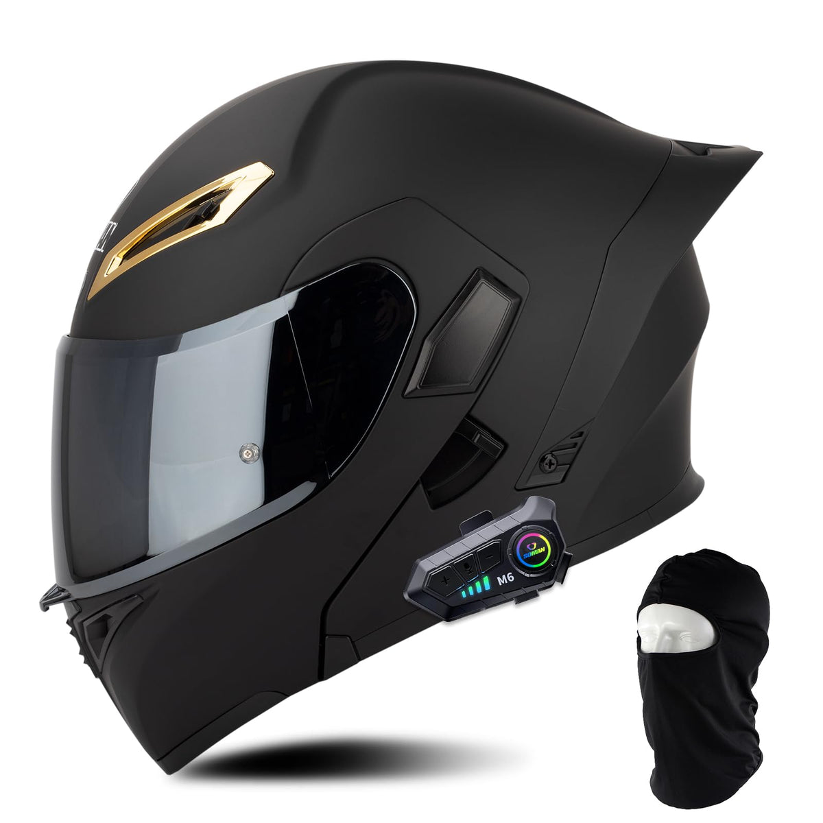 Bluetooth Modular Full-face Motorcycle Helmet K6043