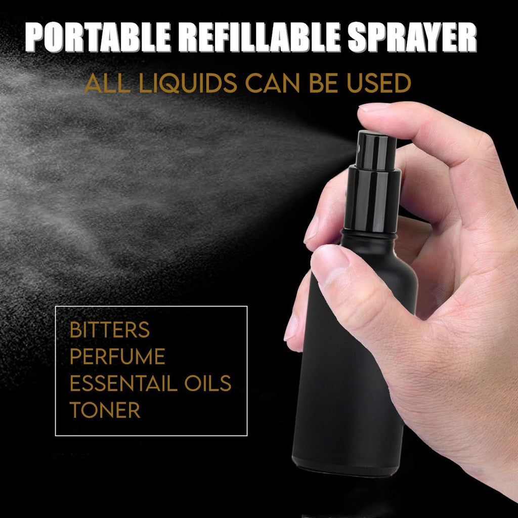 Cocktail Atomizer Sprayer 1.7OZ 50ml Black F222
