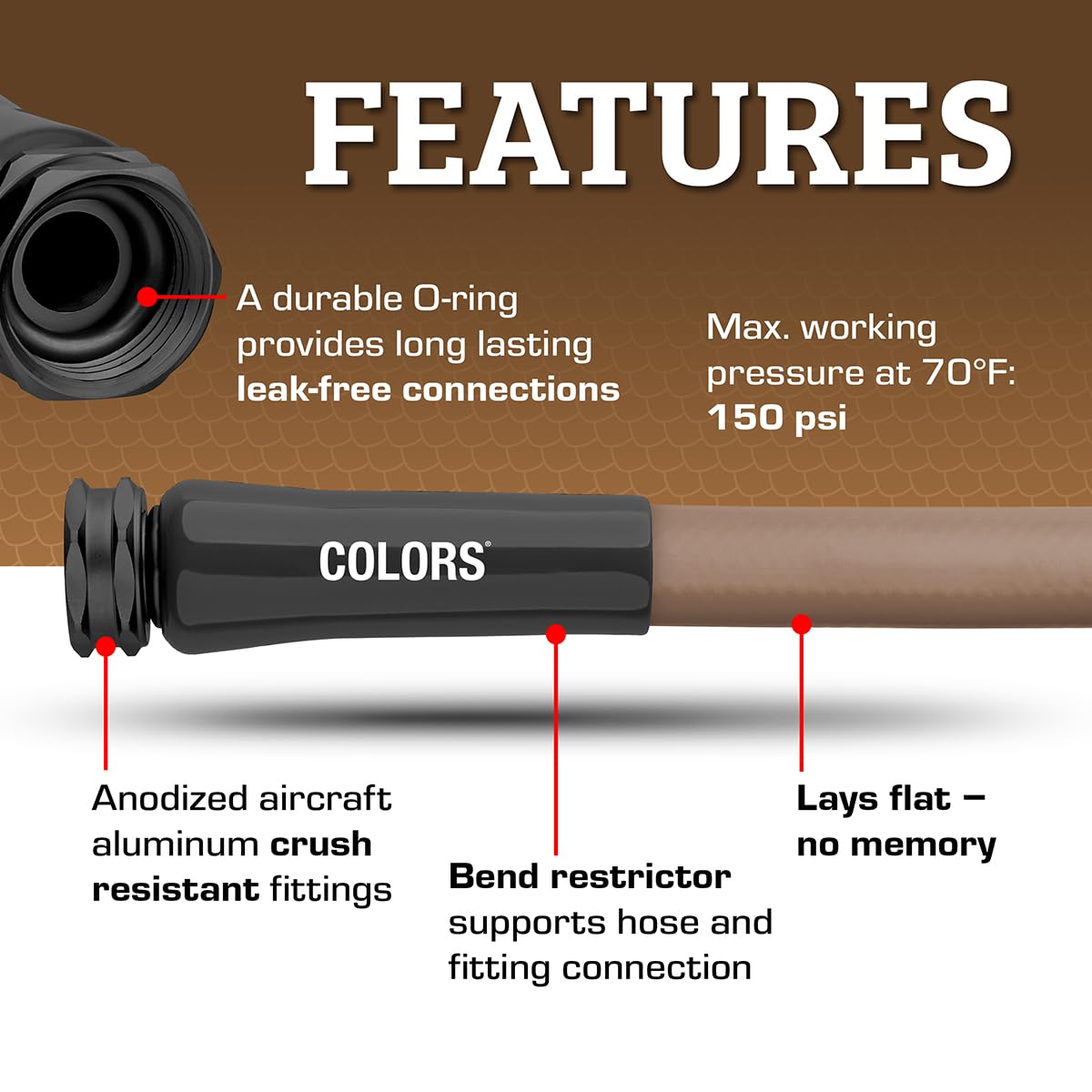 5/8 in. x 100 ft. Lightweight All-Weather Garden Hose H578