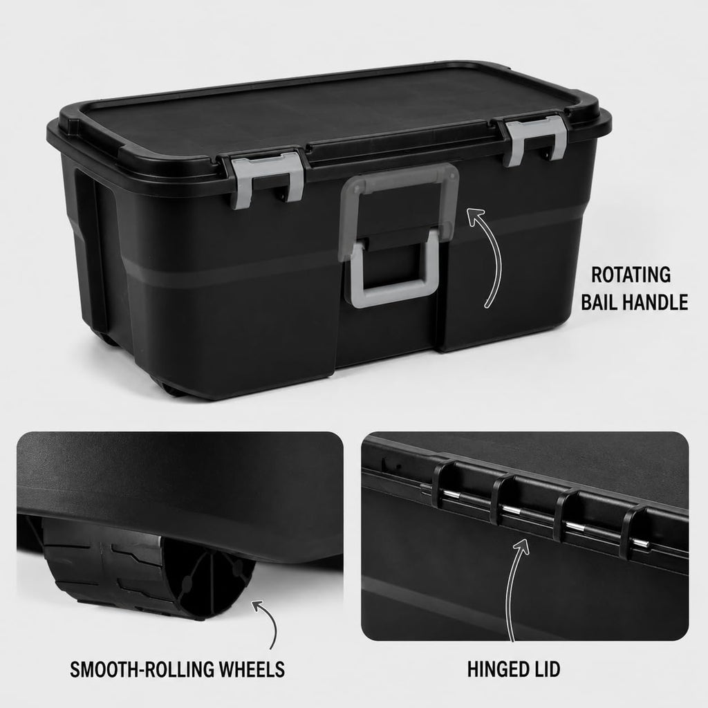 Camping Gear Storage Trunk with Wheels X62713