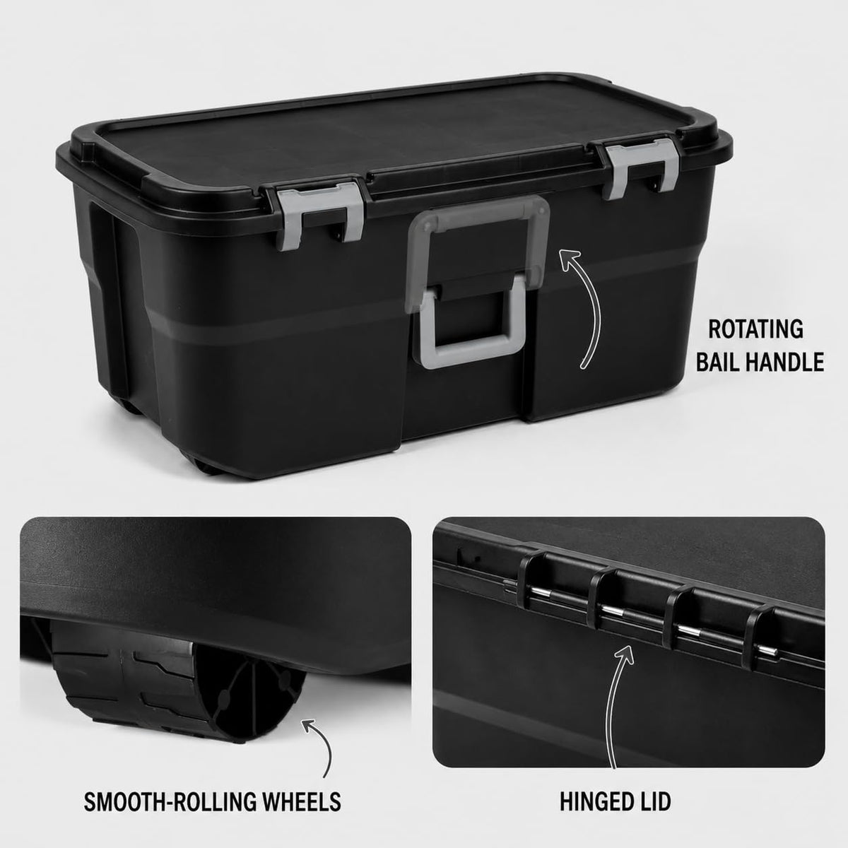 Camping Gear Storage Trunk with Wheels X62713