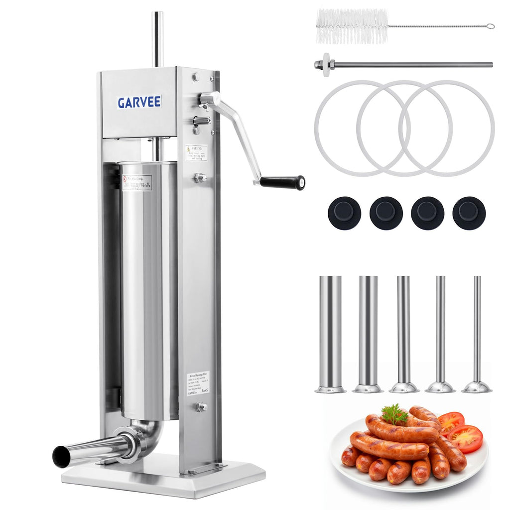 7L Stainless Steel Manual Sausage Stuffer C155