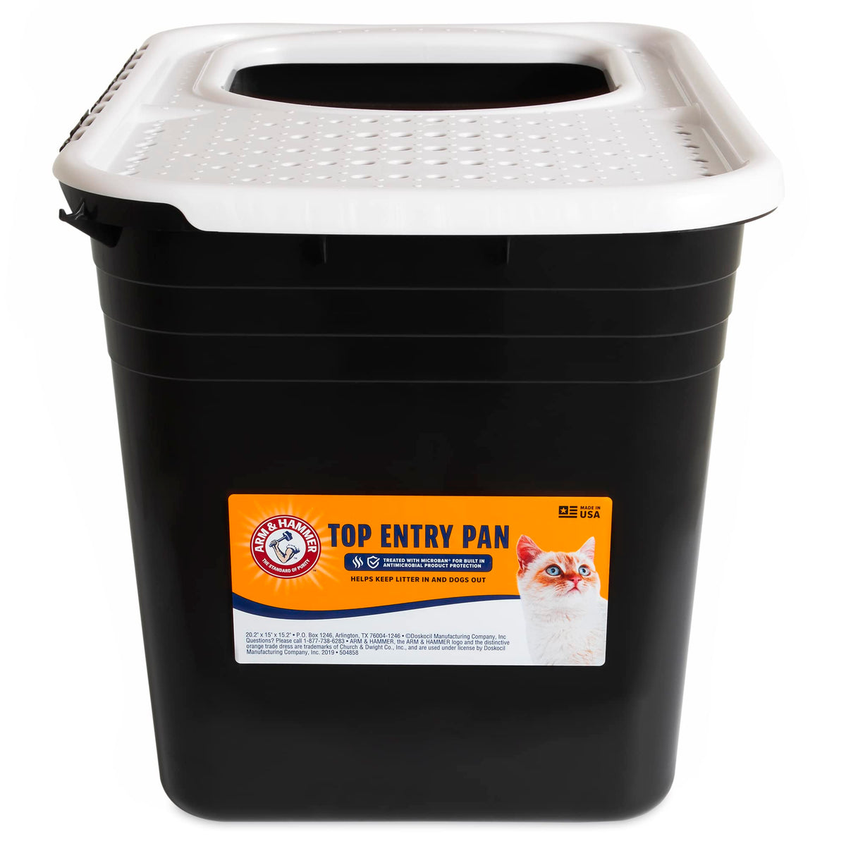 Top Entry Litter Box with Filter X8216