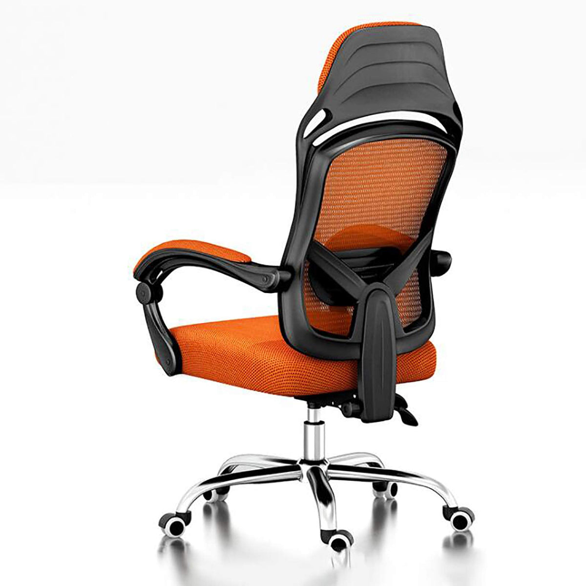 Orange Height Adjustable Mesh Ergonomic Office Chair V660