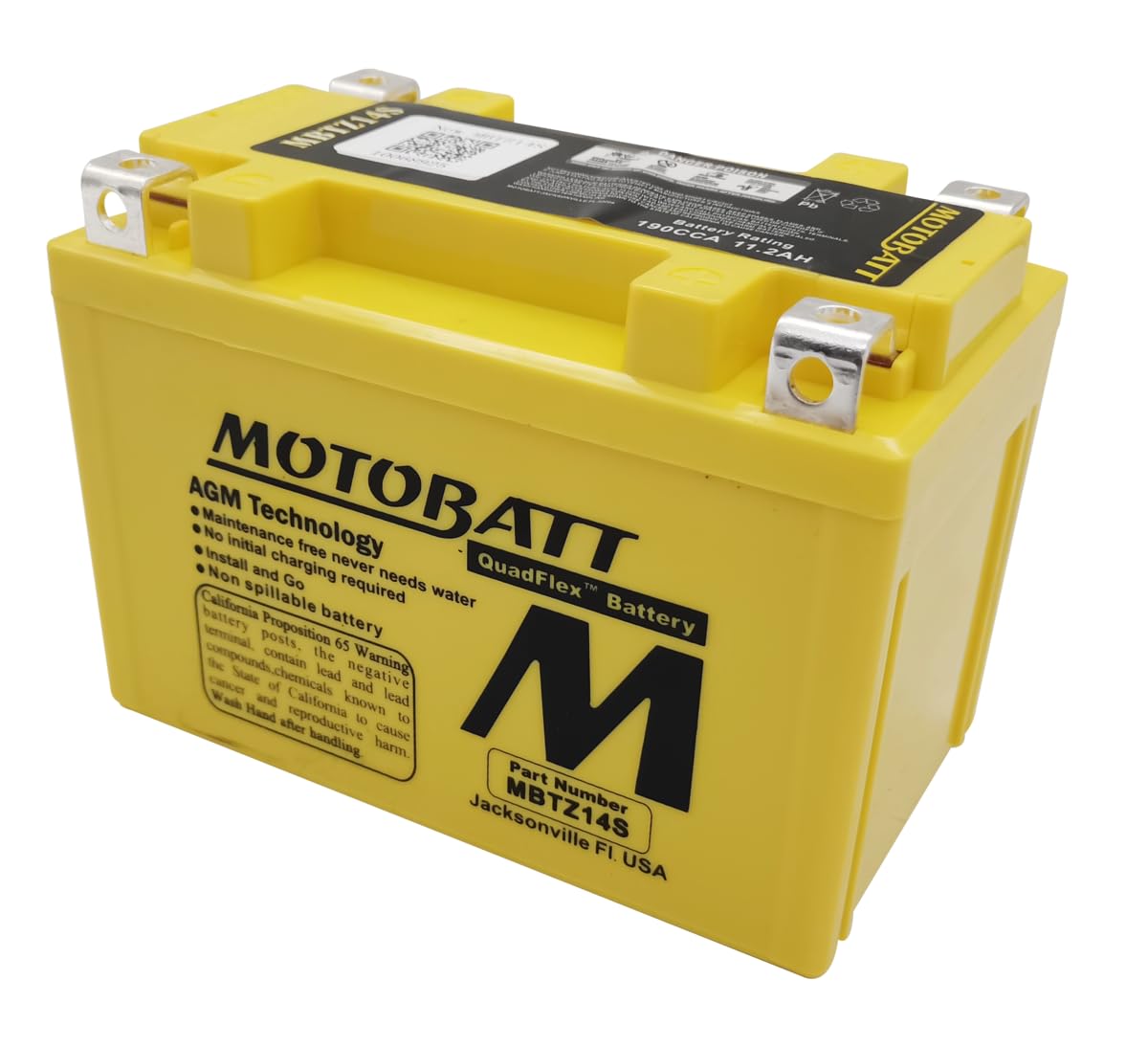 Sealed AGM Motorcycle Battery V81078