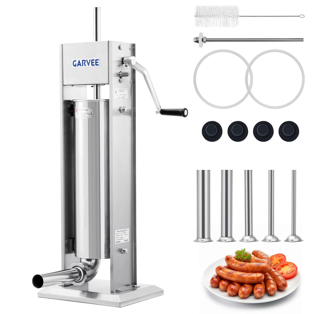 7L Stainless Steel Manual Sausage Stuffer C155