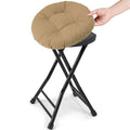 Folding Stool with 2 Pack Seat Cushion Y421