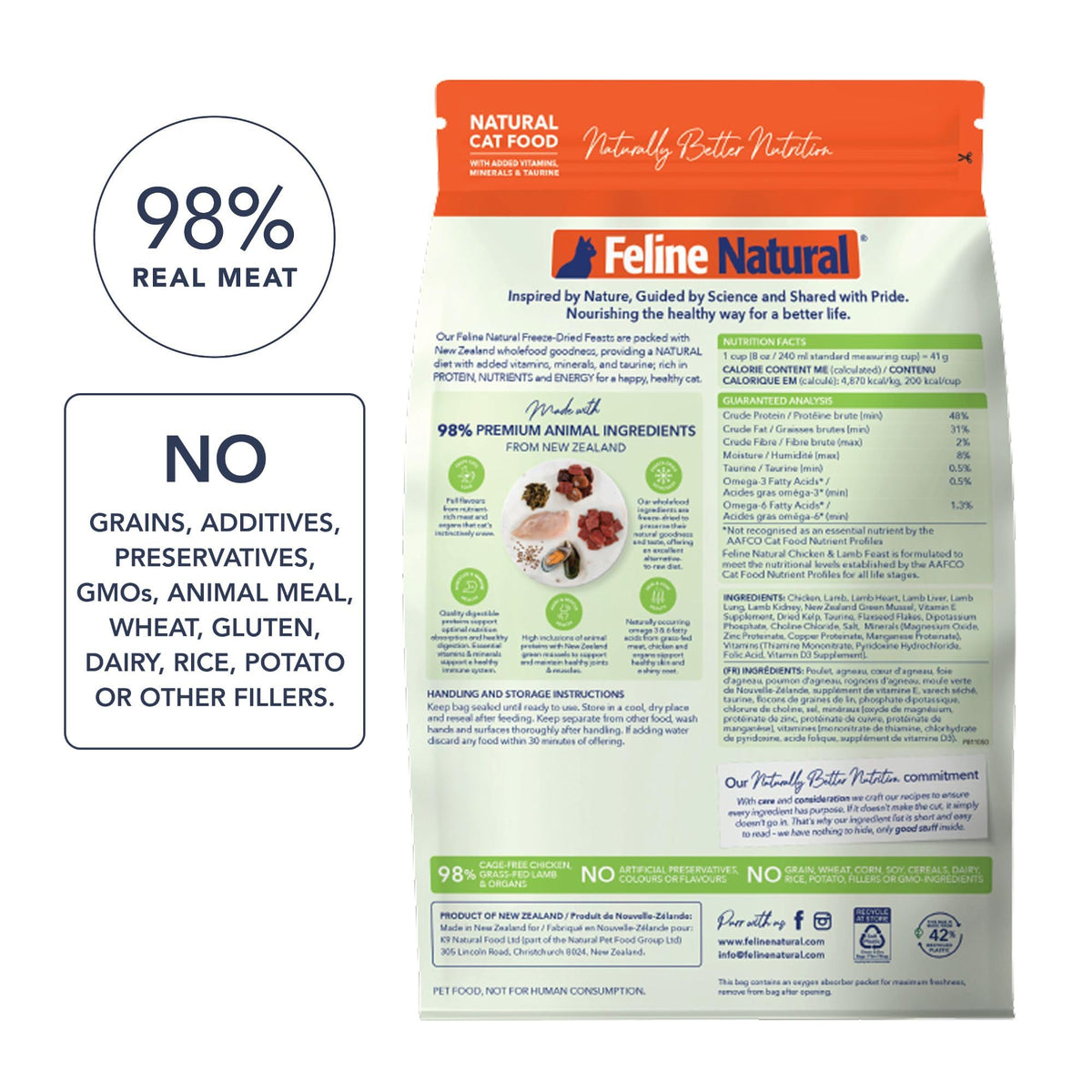 High Protein Freeze Dried Cat Food U4353