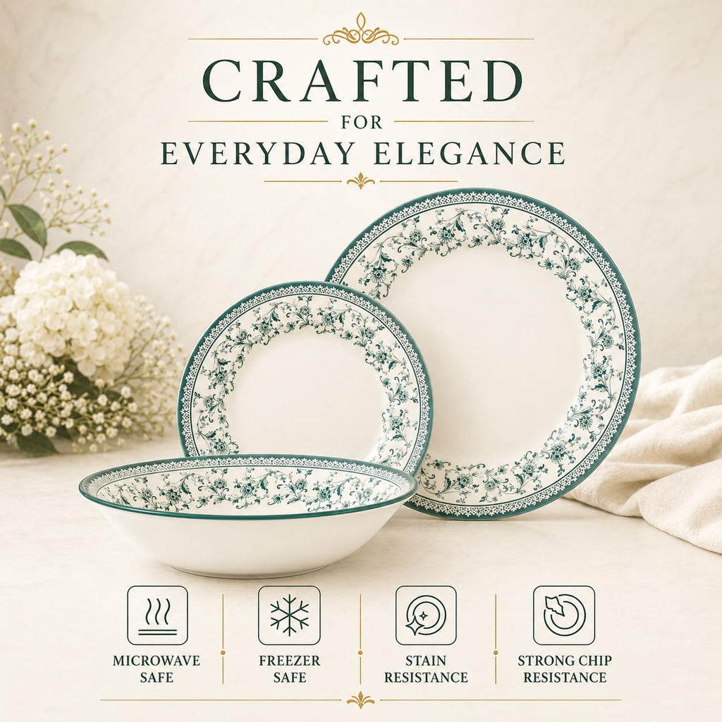 12-Piece Porcelain Dinnerware Set for 4 J73373