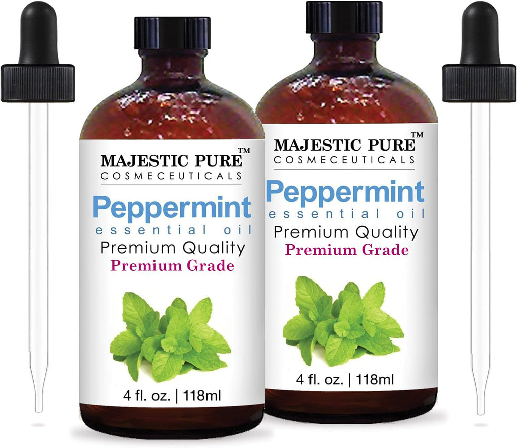 Peppermint and Eucalyptus Essential Oil 4 fl oz Pack of 2 I221866