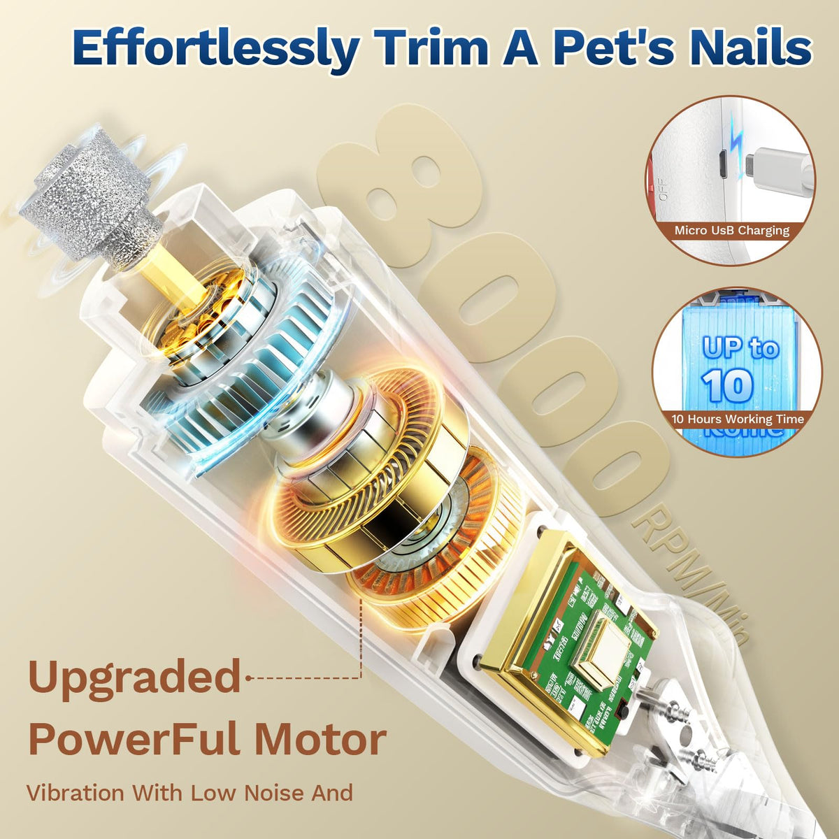 2-in-1 Dog & Cat Nail Clippers and Grinder P269771