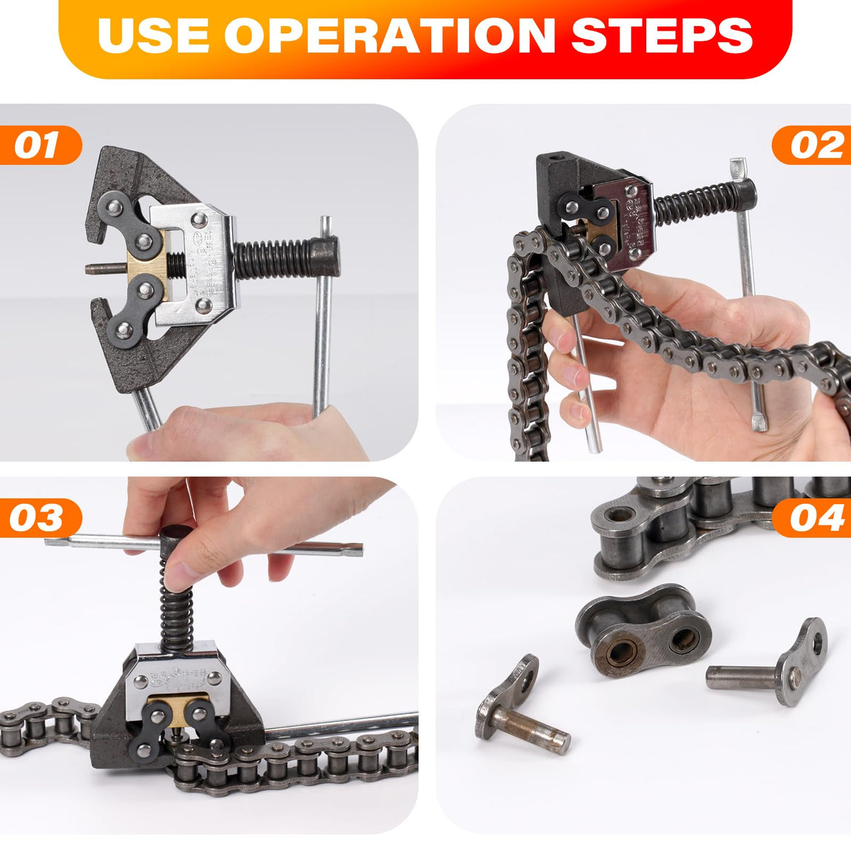 Roller Chain Detacher Tool for 420 428 520 525 530 630 Chain V588822