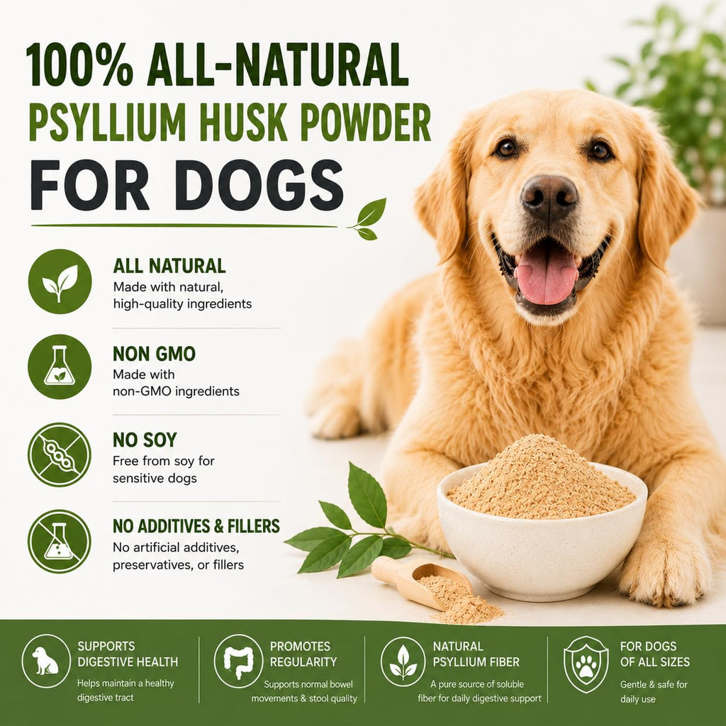 Psyllium Husk Powder for Dogs 9 oz B9435