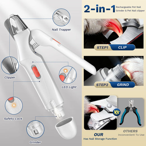 2-in-1 Dog & Cat Nail Clippers and Grinder P269771