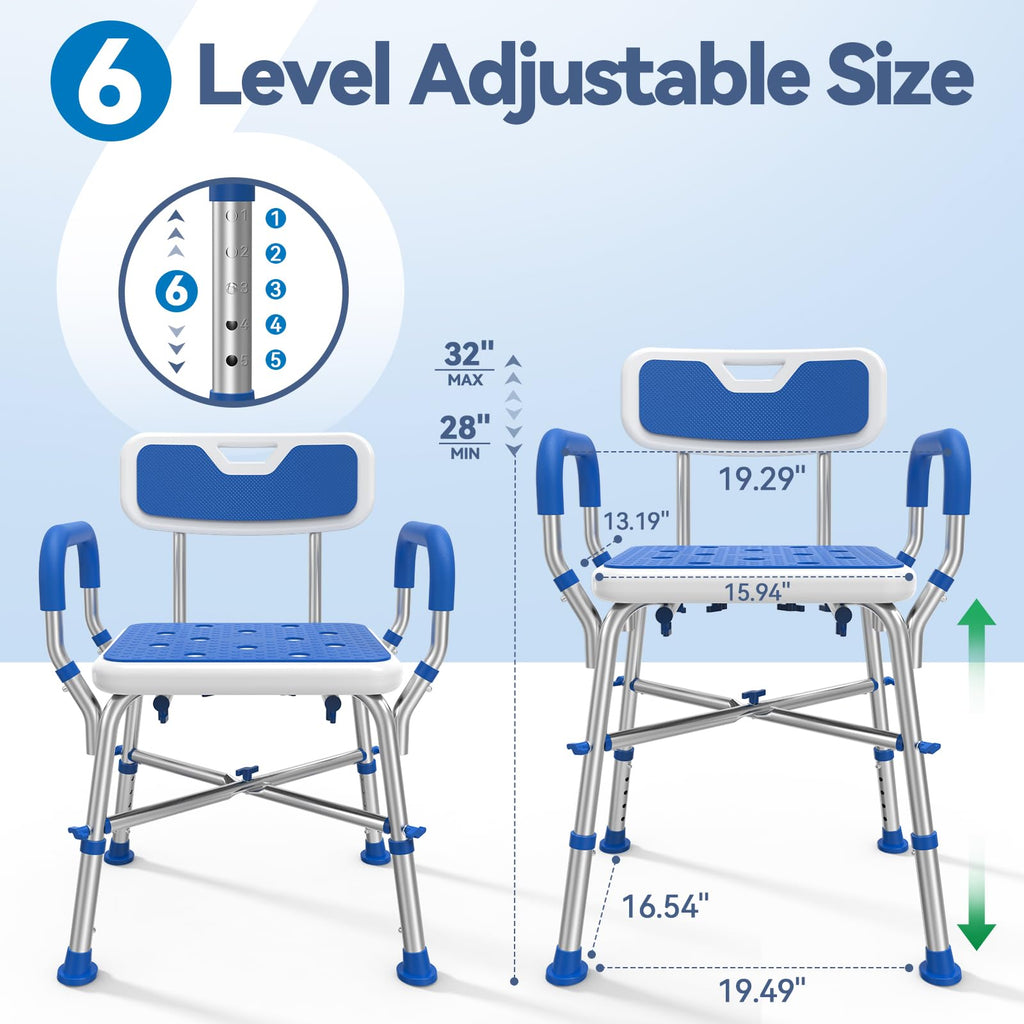 Shower Chair with Reinforced Crossing Bar U228785