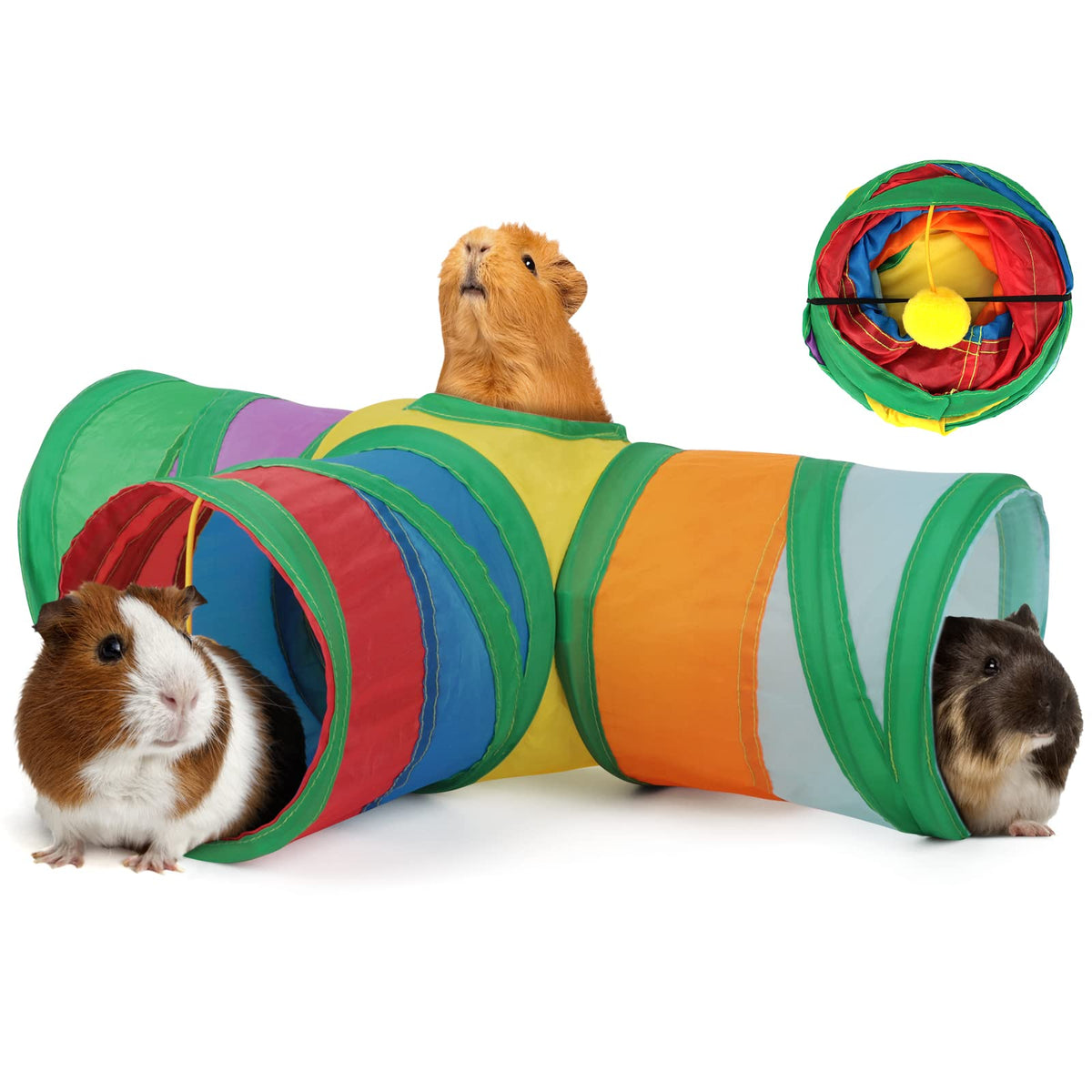 5.9" Collapsible 3 Way Small Animal Tunnel K840