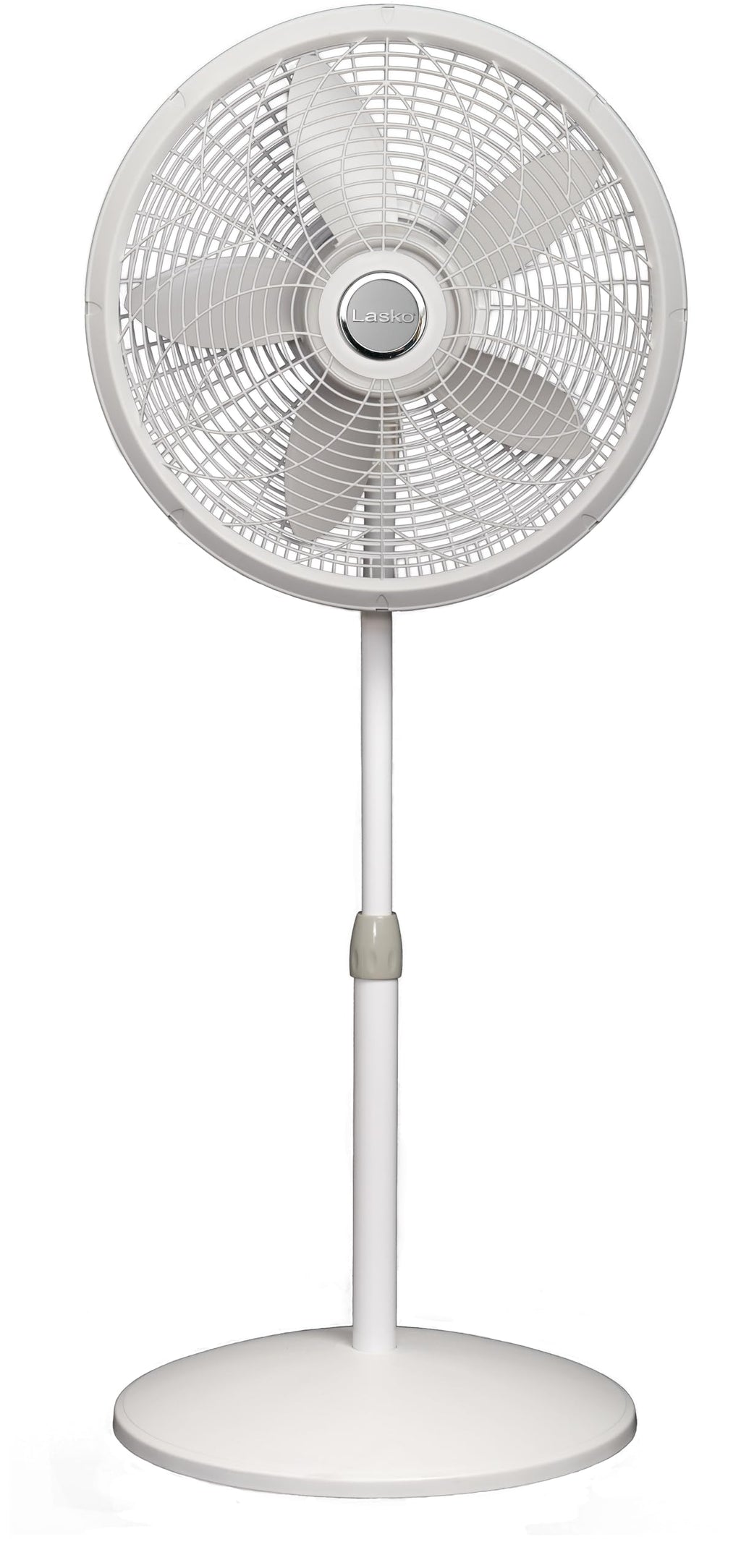 Oscillating Pedestal Fan with Adjustable Height and 3 Cooling Speeds, 18", White V80300