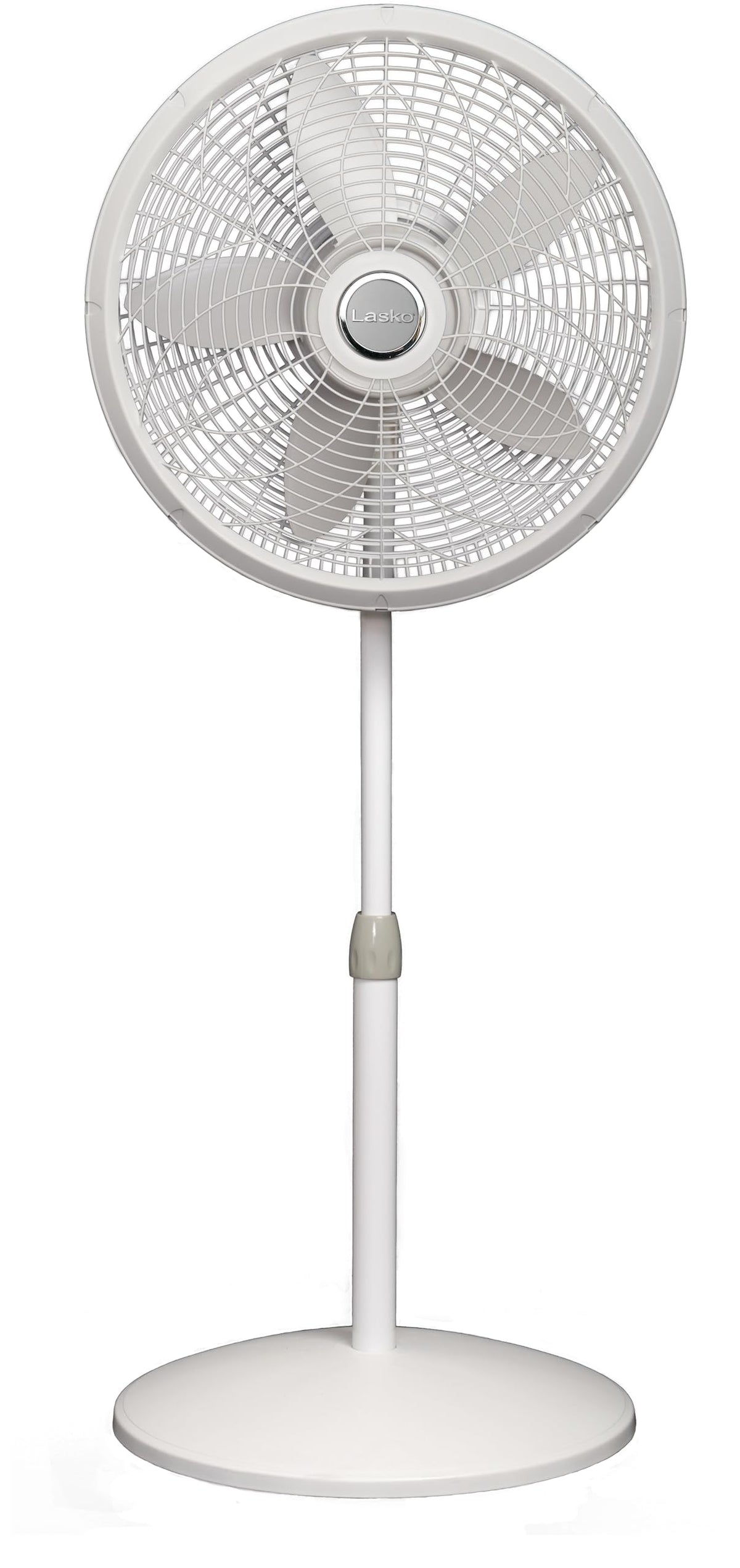 Oscillating Pedestal Fan with Adjustable Height and 3 Cooling Speeds, 18", White V80300