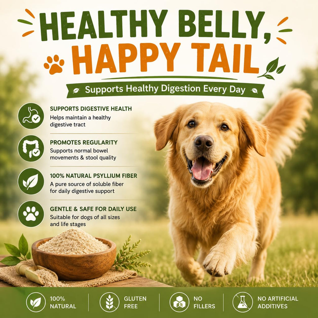 Psyllium Husk Powder for Dogs 9 oz B9435