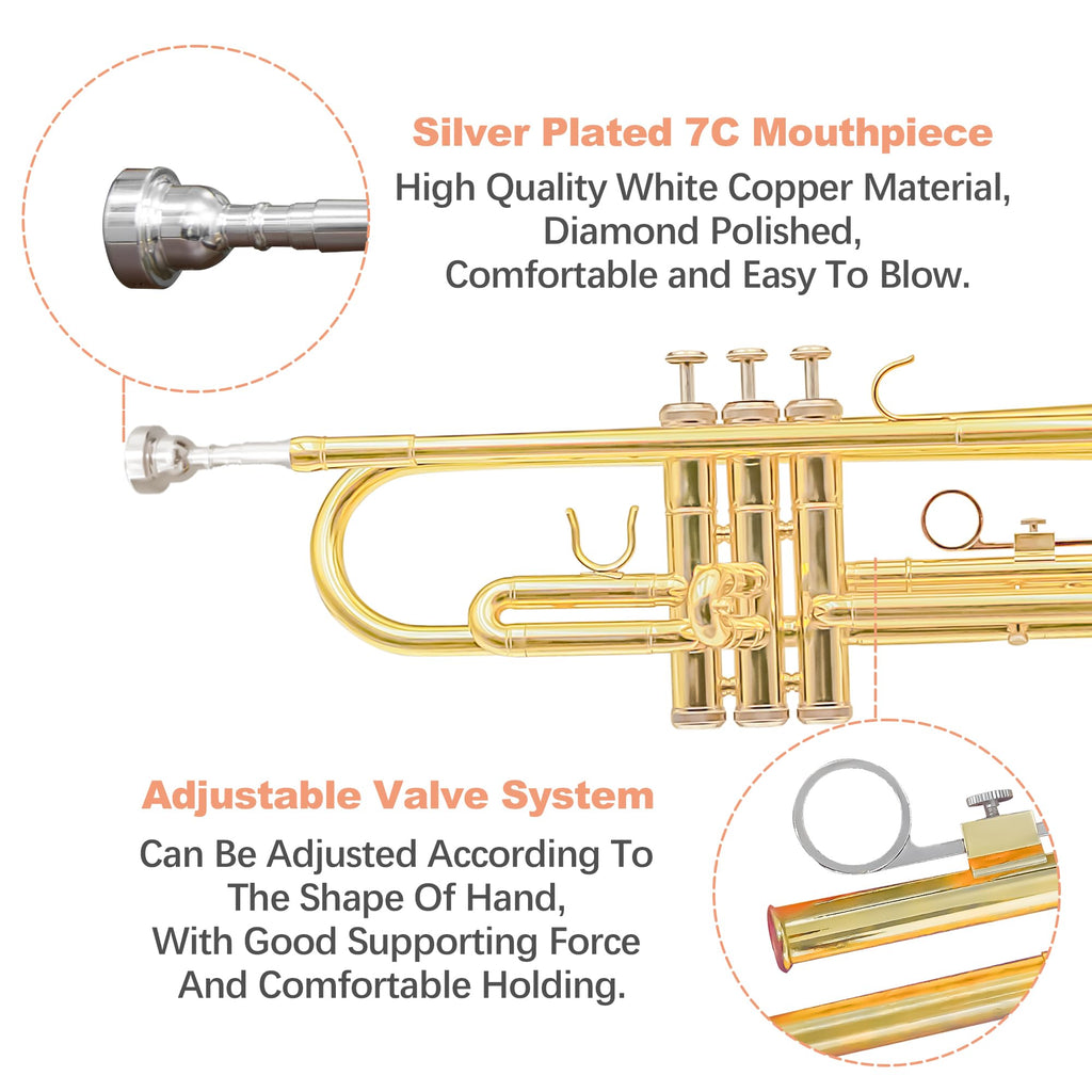 Standard Brass Trumpet Set T1777