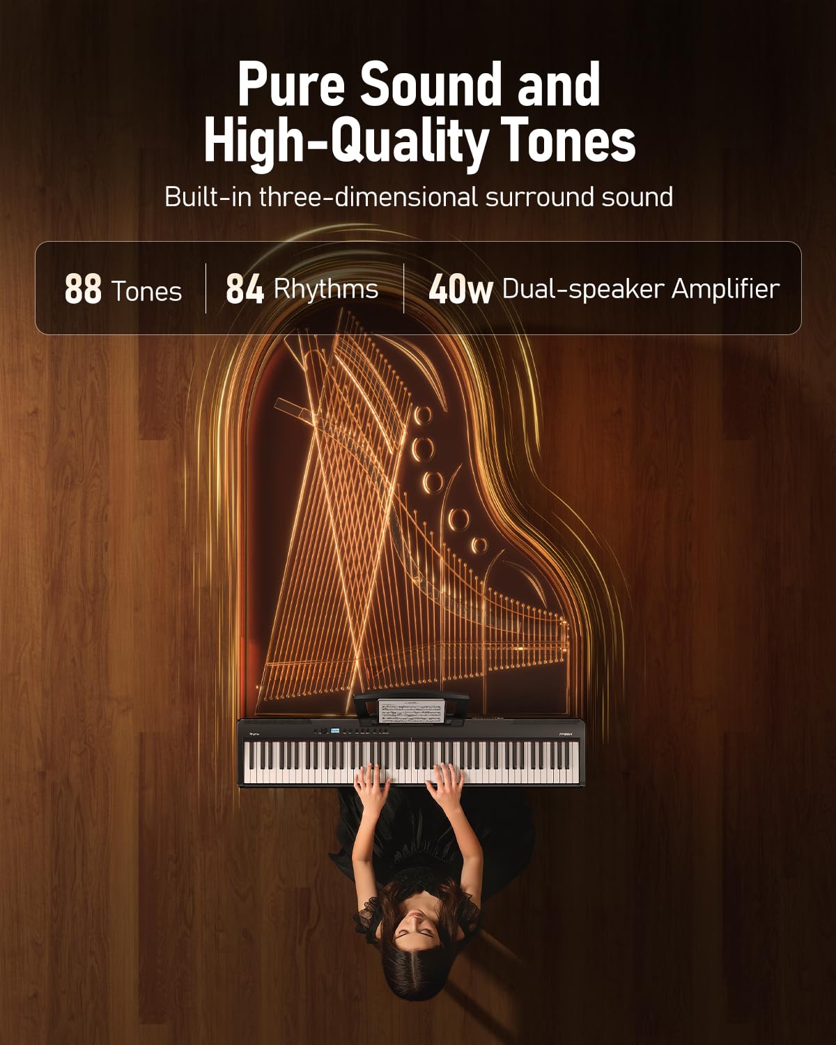 Folding 88-Key Weighted Digital Piano B9420