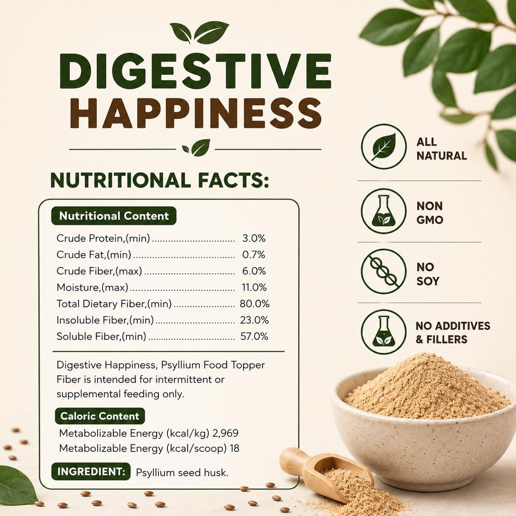 Psyllium Husk Powder for Dogs 9 oz B9435