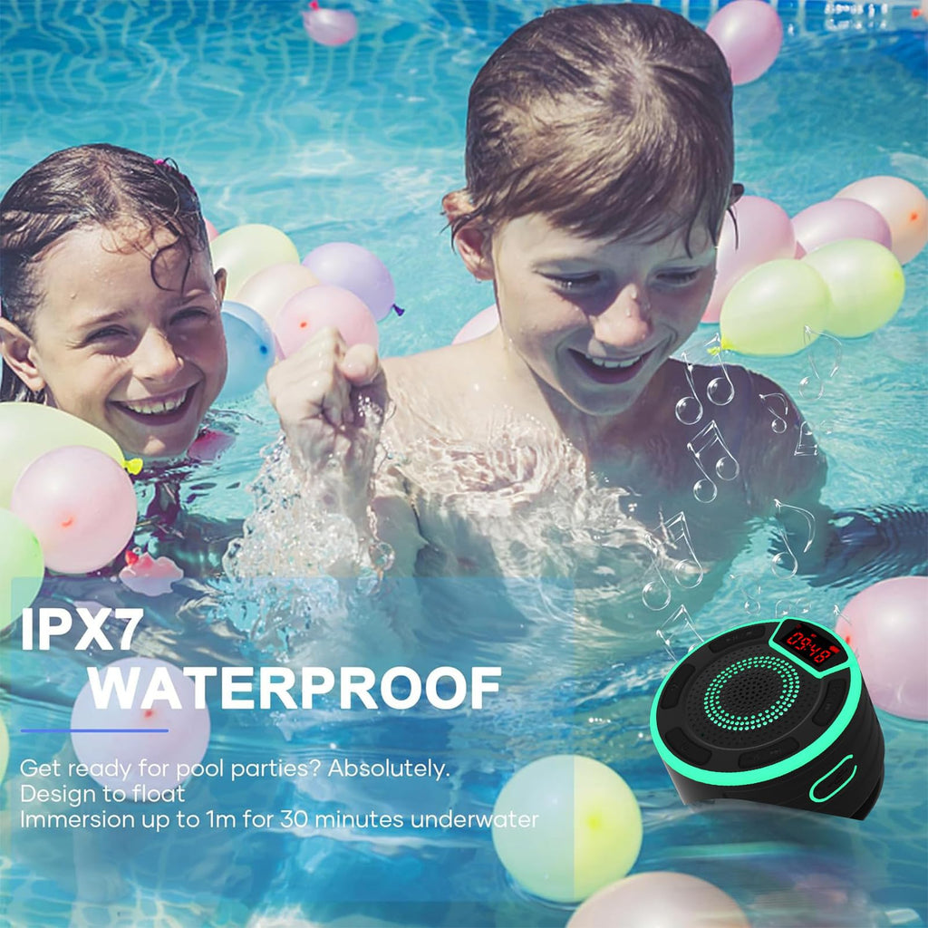 IPX7 Waterproof Portable Bluetooth Speaker with Suction Cup S855