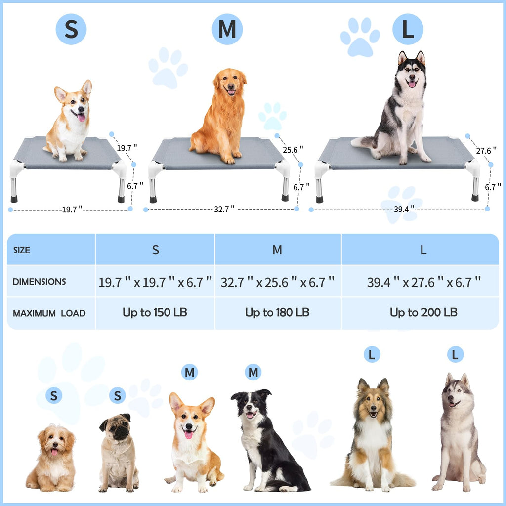 Elevated Raised Dog Bed J7641